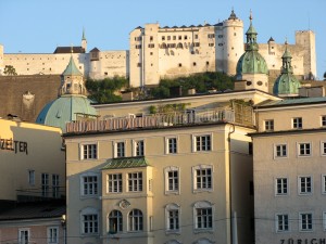 Salburg, Austria's Altstadt.