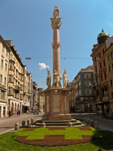 Annasaule (St. Anna’s Column) in Innsbruck, Austria.