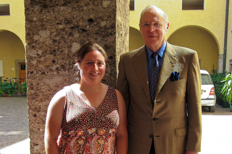 Kendra with U.S. Supreme Court Justice Kennedy