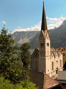 St. Michael's Church in Hallstatt, Austria