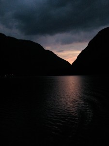 Hallstattsee in Austria.