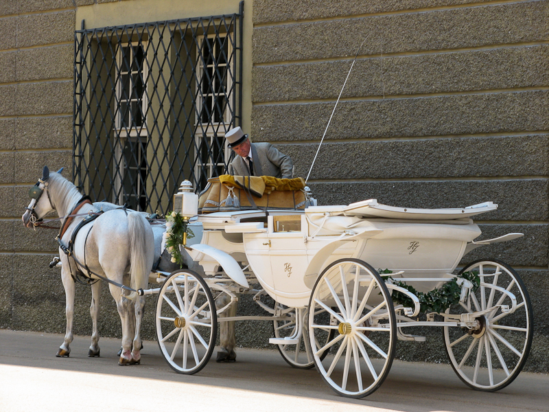 Carriage ride in Salzburg, Austria.