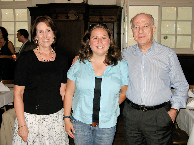 Kendra with some of her professors in Salzburg, Austria.