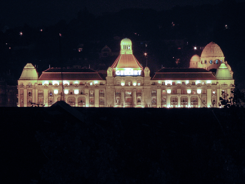 Budapest at night.