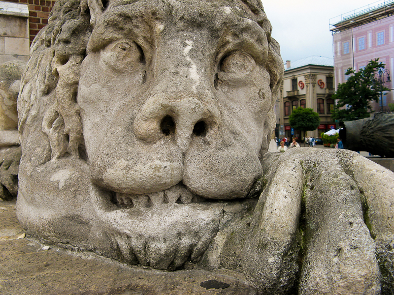 Sculpture in Krakow, Poland.