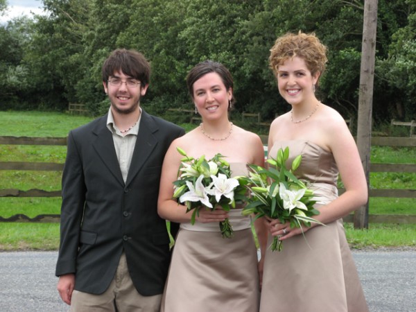 With my siblings at my cousin Chrissy's wedding.