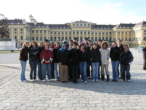 Schobrunn Palace, Vienna, Austria.