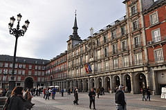 Plaza Mayor in Madrid, Spain.