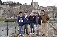 Hanging out in Avignon, France.