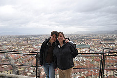 Atop the Duomo in Florence, Italy.