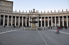 St. Peter’s Square in Vatican City, Italy.