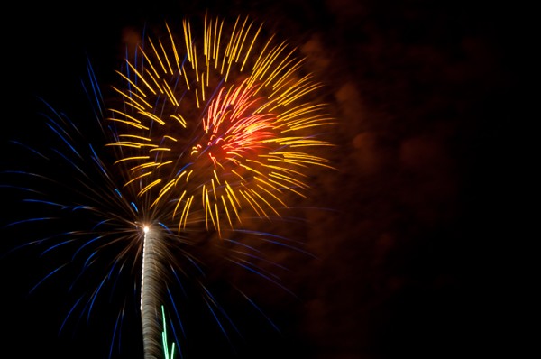 4th of July fireworks in Easley, SC