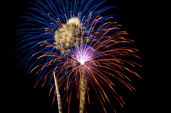 4th of July fireworks in Easley, SC