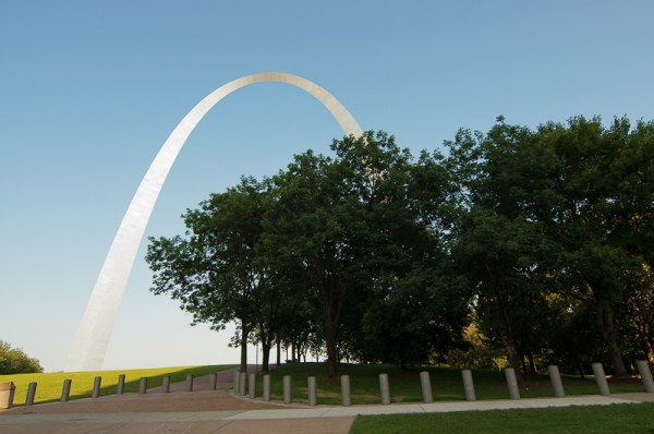 The arch in St. Louis, Missouri