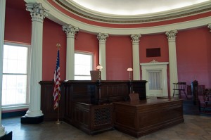 Inside the Old Courthouse in St. Louis, MO.