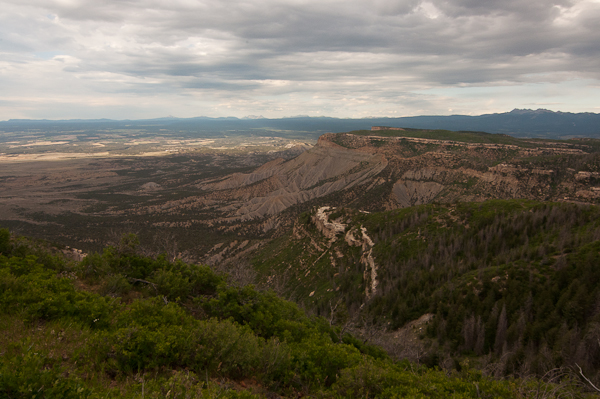 The view from the fire tower at Mesa Verde National Park.