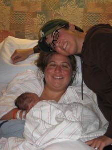 A family picture after Addie's birth.