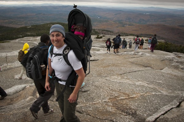 Hiking Mt. Cardigan  in NH