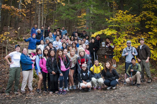 Hiking Mt. Cardigan  in NH