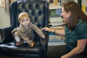 Addie and Mama in the judge's chambers