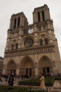 Notre Dame Cathedral, Paris, France.