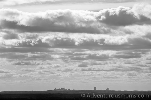 Boston Skyline from Ward Hill in Andover, MA.