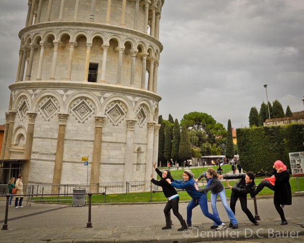 Pushing up the Leaning Tower of Pisa