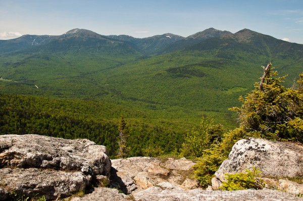 The Presidential Range as seen from the Imp Face.