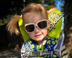 Addie getting ready to go canoeing on the Ipswich River.