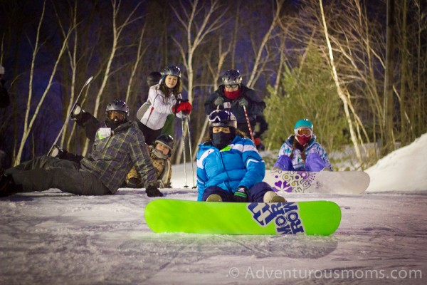 Snowboarding and skiing  at McIntyre Ski Area