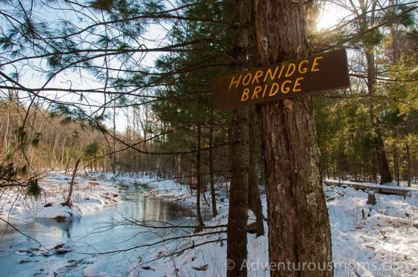 Crossing the Hornidge Bridge in Andover, MA