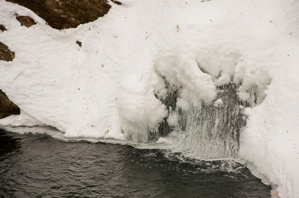 Waterfall on the Pitcher Brook in Russell, MA