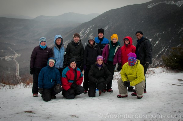 My YOP group atop Mt. Willard in Bretton Woods, NH.