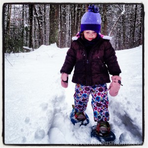 Snowshoeing at Harold Parker State Forest