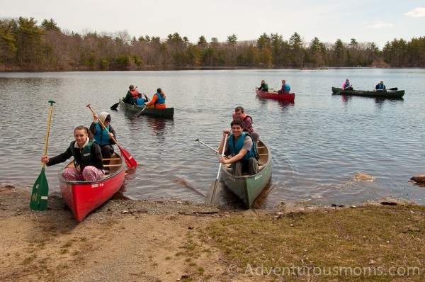 Canoeing at Harold Parker State Forest