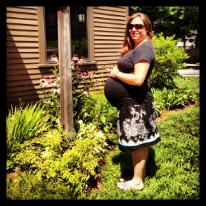 Kendra at 35 weeks pregnant!