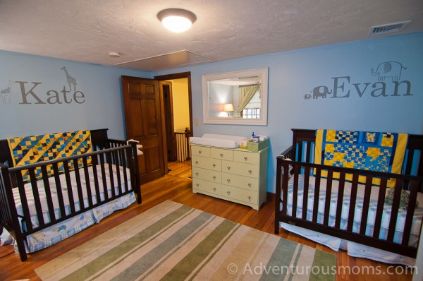 The twins' room!