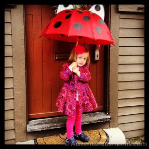 Addie ready for another day of preschool.