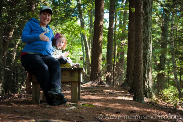 Mama, Addie & Evan at Wilkinson Reservation in Andover, MA 