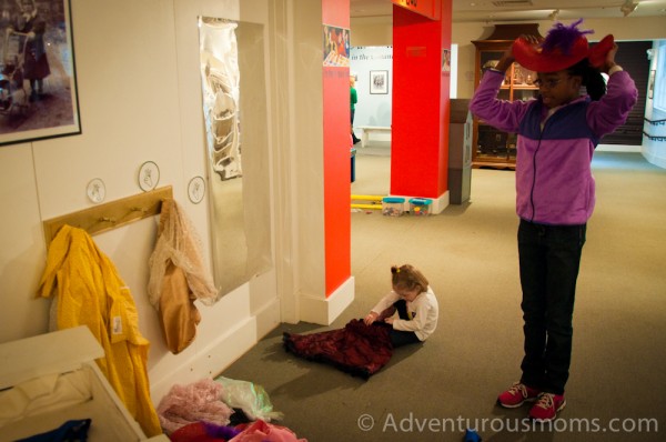 Wenham Museum dress-up area