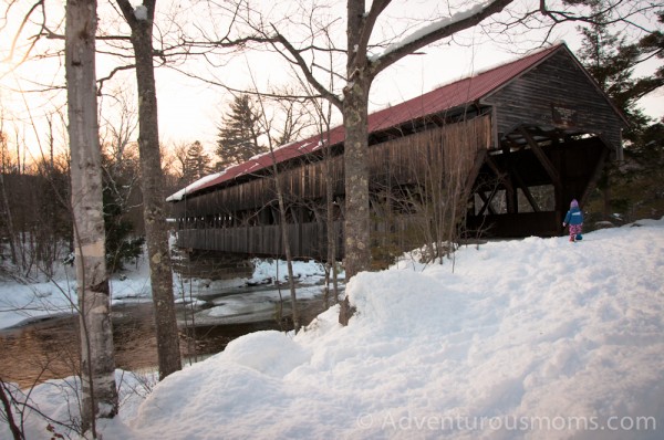 Snowshoeing the Boulder Loop Trail in Albany, NH