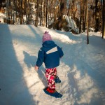 Snowshoeing the Boulder Loop Trail in Albany, NH