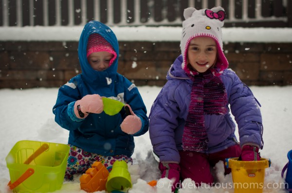 Building snow castles