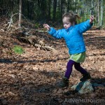 Hiking at Harold Parker State Forest in Andover, MA