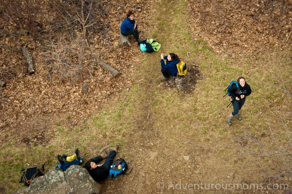 hiking Mt. Tom state reservation in Holyoke, MA