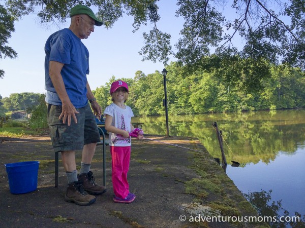 Fishing on the Saluda River