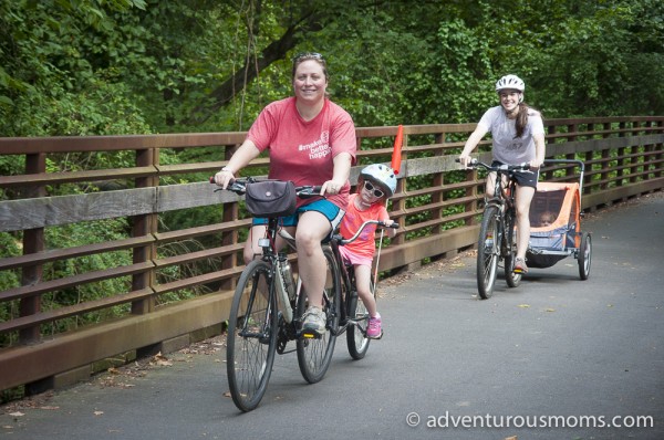 Biking the Swamp Rabbit Trail in Greenville, SC