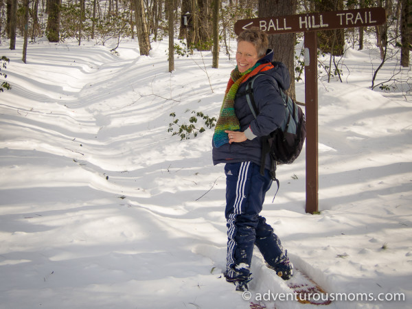 Snowshoeing in Leominster State Forest