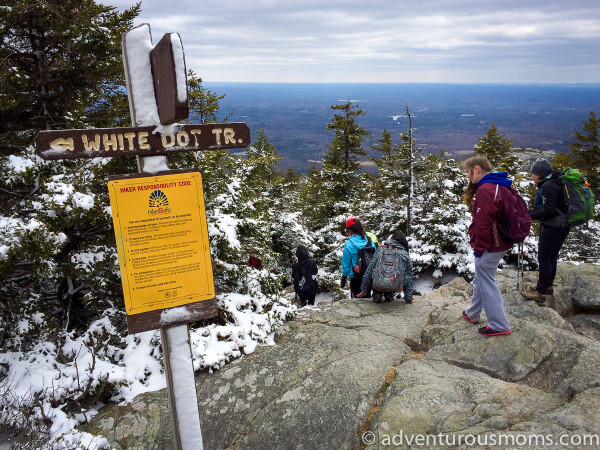 Hiking Mt. Monadnock in Jaffrey, NH