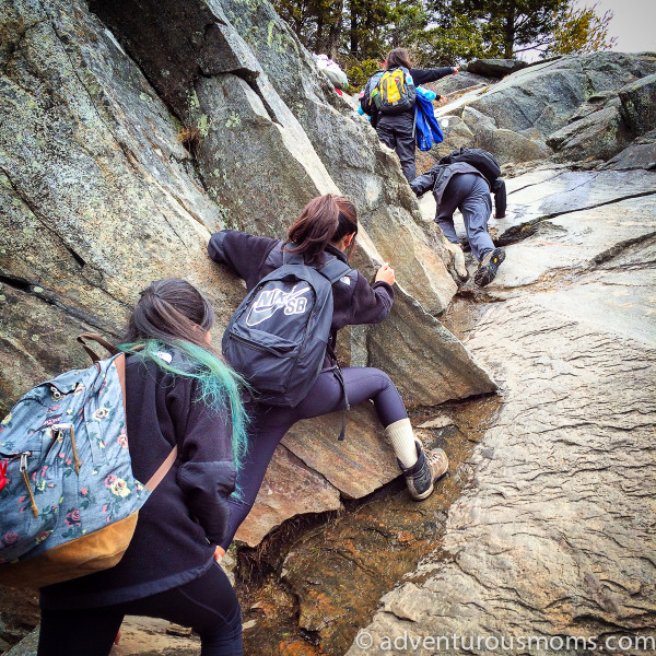 Hiking Mt. Monadnock in Jaffrey, NH